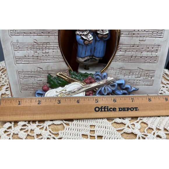 Vintage ‘87 GARRY SHARPE Silent Night Musical Figurine Christmas Music Box RARE - Picture 8 of 9